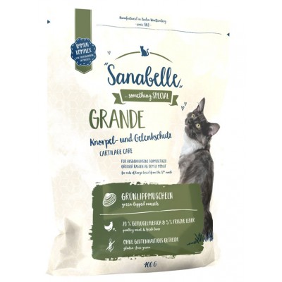 Купить c доставкой Sanabelle сухой корм для кошек взрослым крупных пород птица Grande 0,4 кг в Москве