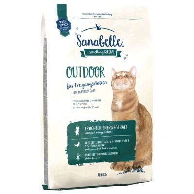 Купить c доставкой Sanabelle сухой корм для кошек взрослым Outdoor 10 кг в Москве