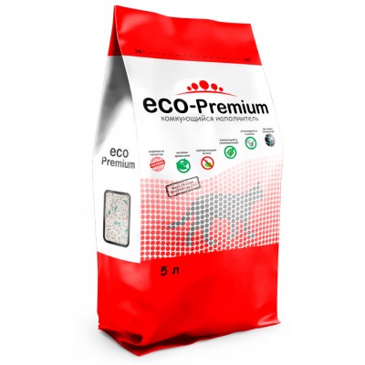 Купить c доставкой ECO Premium наполнитель для туалета древесный без запаха GREEN 1,9 кг 5 л в Москве