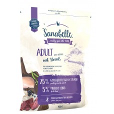 Sanabelle для кошек корм сухой взрослым всех пород страус Adult 0,4 кг
