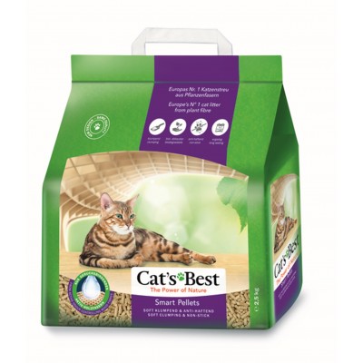 Купить c доставкой Cats Best наполнитель древесный без запаха Smart Pellets 2,5 кг 5 л в Москве