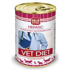 Solid Natura консервы для собак всех возрастов диета VET Hepatic 0,34 кг