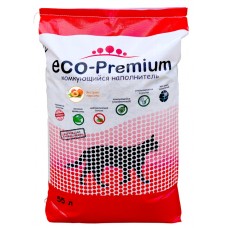 ECO Premium наполнитель для туалета древесный Персик 20,2 кг 55 л