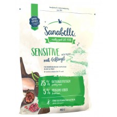 Sanabelle сухой корм для кошек взрослым всех пород птица Sensitive 0,4 кг