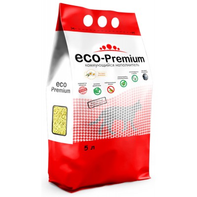 Купить c доставкой ECO Premium наполнитель для туалета древесный Ромашка 1,9 кг 5 л в Москве