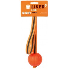 Liker Line метательная игрушка для собак комбинированный материал оранжевый 5 см