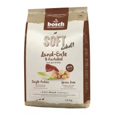 Полувлажный корм bosch для собак взрослым утка картофель Soft 2,5 кг