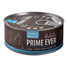 Prime Ever консервы для кошек всех возрастов мусс тунец белая рыба 0,08 кг