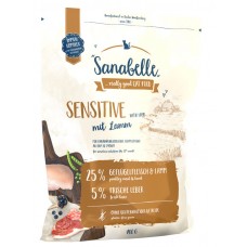 Sanabelle сухой корм для кошек взрослым всех пород ягненок Sensitive 0,4 кг