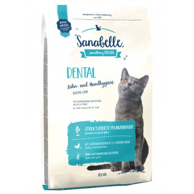 Купить c доставкой Sanabelle сухой корм для кошек взрослым Dental10 кг в Москве