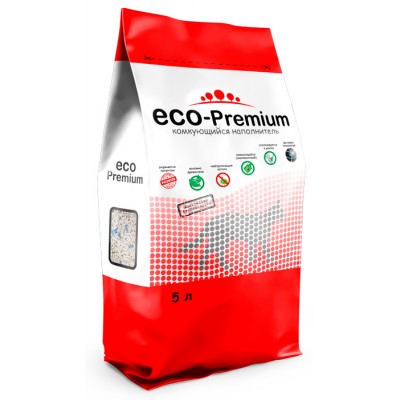 Купить c доставкой ECO Premium наполнитель для туалета древесный без запаха BLUE 1,9 кг 5 л в Москве