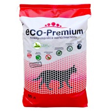 ECO Premium наполнитель для туалета древесный Зеленый чай 20,2 кг 55 л