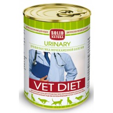 Solid Natura консервы для кошех взрослым всех пород диета VET Urinary 0,34 кг