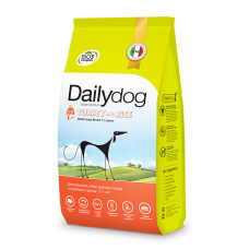 Dailydog корм для взрослых собак крупных пород индейка рис, 3кг VLP