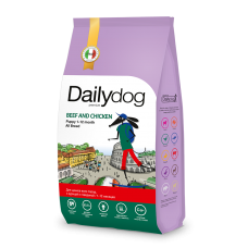 Dailydog Casual корм для щенков всех пород курица говядина, 3кг MPS