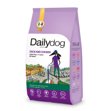 Dailydog Casual корм для взрослых собак всех пород утка курица, 20кг VLP