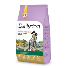 Dailydog Casual корм для взрослых собак всех пород буйвол курица, 12кг VLP