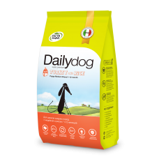 Dailydog корм для щенков средних пород индейка рис, 12кг VLP