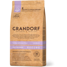 Grandorf корм для собак Индейка бурый рис взрослым мелких пород 1кг