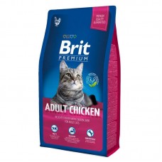 Сухой корм для кошек Brit взрослым с курицей в соусе из куриной печени 1.5 кг.