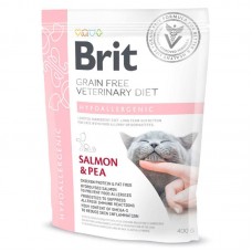 Сухой корм для кошек Brit Veterinary Diet Cat Grain free Hypoallergenic.Беззерновая Гипоаллергенная диета 400гр.