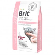 Сухой корм для кошек Brit Veterinary Diet Cat Grain free Hypoallergenic взрослым беззерновая гипоаллергенная диета 12 кг..