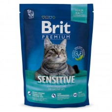 Сухой корм для кошек Brit чувствительное пищеварение с ягненком для кошек 300 гр.