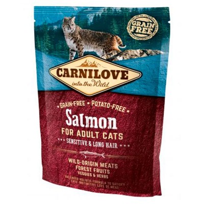 Сухой корм для кошек Carnilove взрослым с лососем 0.4 кг