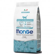 Сухой корм для кошек Monge Cat корм котятам с форелью 1,5 кг