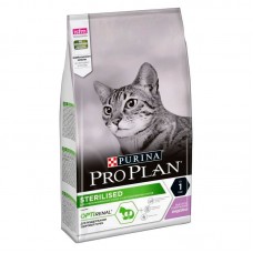 Сухой корм для кошек Pro Plan стерилизованным и кастрированным с комплексом OPTIRENAL индейка 2.4кг + 600гр в подарок