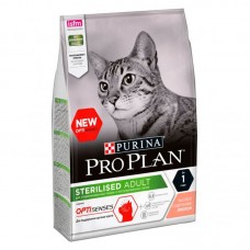 Сухой корм для кошек PRO PLAN кастрированным и стерилизованным Sterilised с комплексом OPTIRENAL лосось 1,5 кг+ 400 гр.