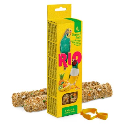 RIO Палочки для волнистых попугайчиков и экзотов с тропическими фруктами 40гр.