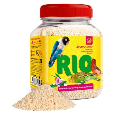RIO Семена кунжута. Дополнительный корм для декоративных птиц 250гр.