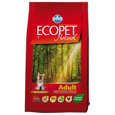 Купить c доставкой Farmina Ecopet Natural сухой корм для взрослых собак мелких пород с курицей 2,5 кг в Москве