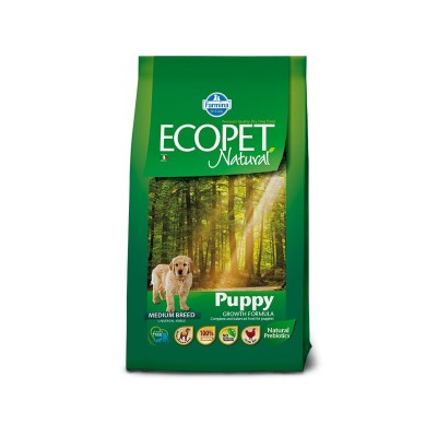 Купить c доставкой Farmina Ecopet Natural сухой корм для щенков, беременных и кормящих собак с курицей 2,5 кг в Москве