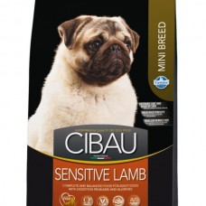 Farmina Cibau Sensitive сухой корм для взрослых собак мелких пород с чувствительным пищеварением с ягненком 800 г