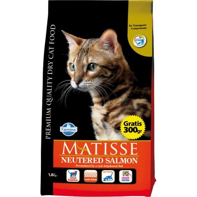 Купить c доставкой Farmina Matisse сухой корм для взрослых стерилизованных кошек с лососем - 1,5 кг в Москве