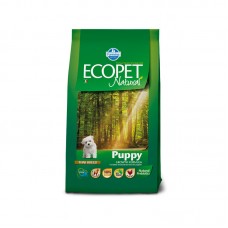 Farmina Ecopet Natural сухой корм для щенков мелких пород, беременных и кормящих собак с курицей - 12 кг